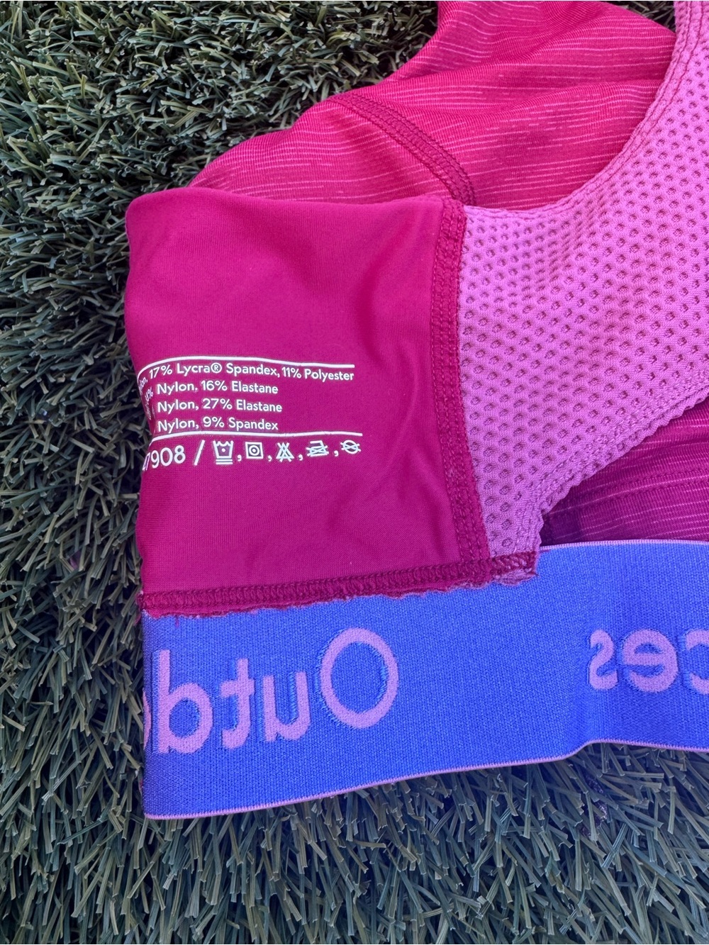 Outdoor Voices Pink Racerback Sports Bra - Picture 7 of 7